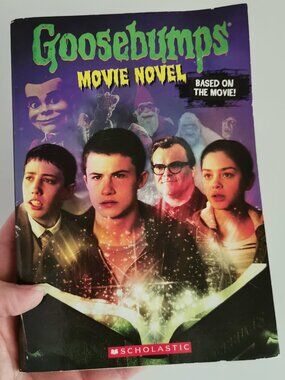 Goosebumps Movie Novel RL Stine Scholastic Based on Book Series Kids Paperback